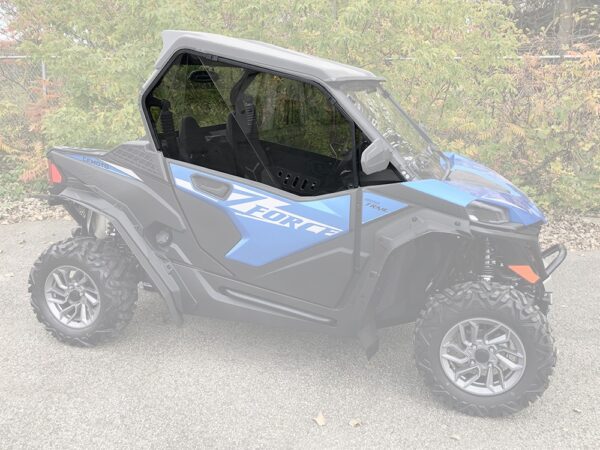 CF Moto Z-Force 800-950 Trail Vented Polycarbonate Upper Doors Kit (Tinted)