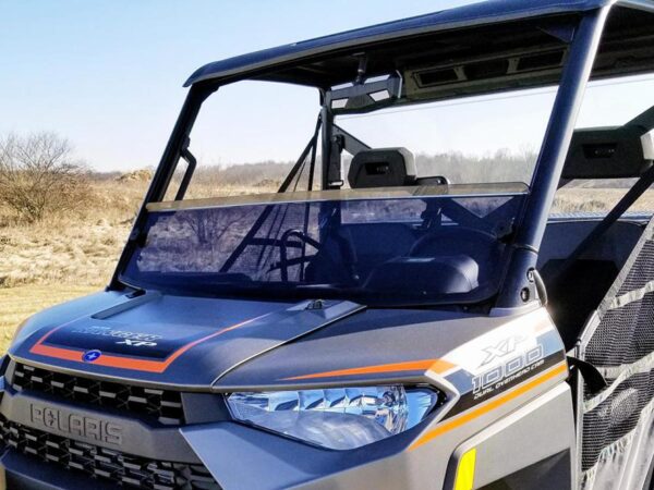 Polaris Ranger XP 570/900/1000 Short Dark Tint Windshield By Spike