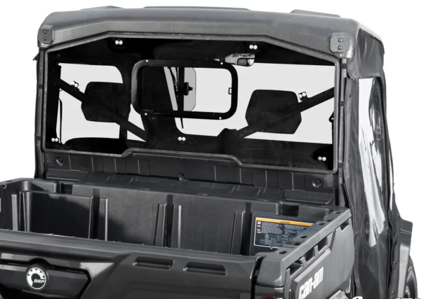 Can-Am Defender Sliding Rear Windshield