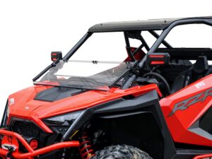 Polaris RZR Turbo R Hard Coated Folding Windshield (2022+)