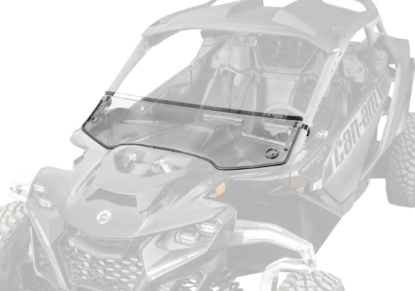Can-Am Maverick R Scratch-Resistant Half Windshield (2024+)