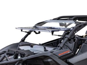 Can Am Maverick X3 Scratch Resistant Flip Windshield