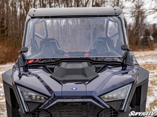 Polaris RZR Pro R 4-seat Scratch Resistant Full Windshield - Image 2