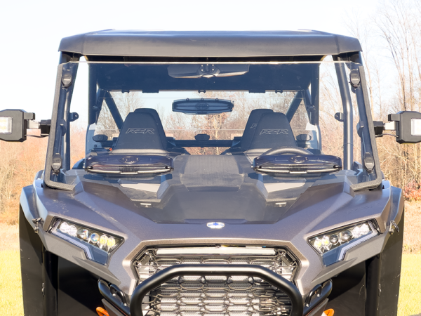 Polaris RZR XP 1000 Scratch Resistant Dual Vent Full Windshield (2024+) - Image 2