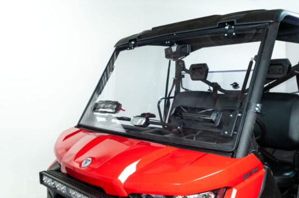 Seizmik Can-Am Defender Flip-Up Windshield Scratch Resistant - Image 2