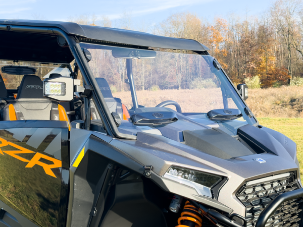 Polaris RZR XP 1000 Scratch Resistant Dual Vent Full Windshield (2024+) - Image 3