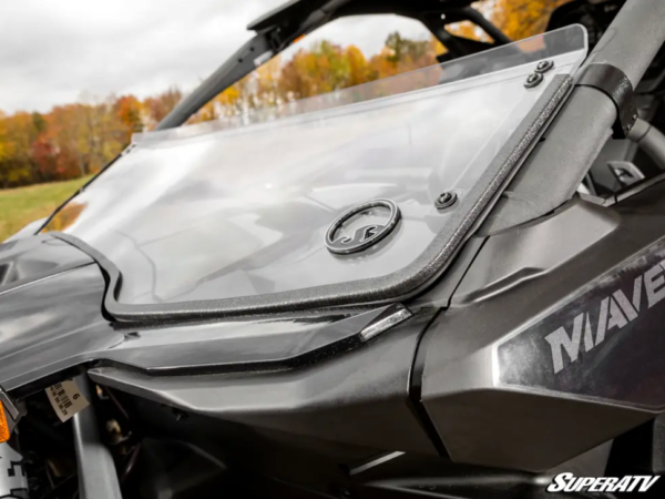 Can-Am Maverick R Scratch-Resistant Half Windshield (2024+) - Image 3
