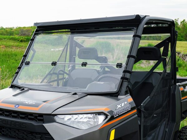 Polaris Ranger XP 1000 Scratch Resistant Folding Windshield - Image 3