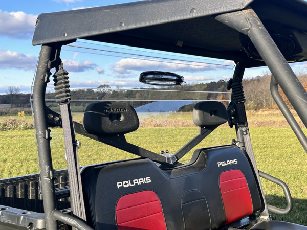 Polaris Ranger 570/800 Full-Size Round Tube Rear Venting Windshield - Image 3