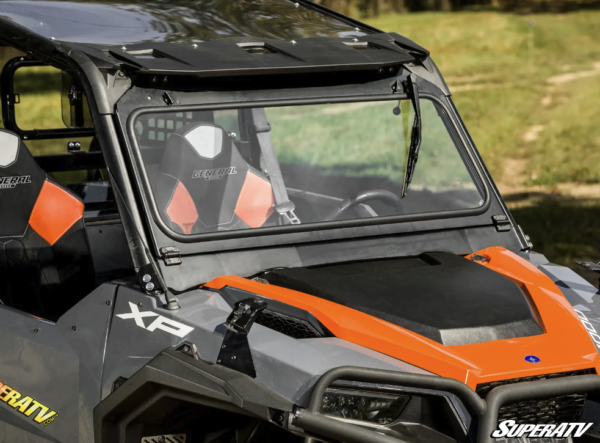 Polaris General XP 1000 Flip-Down Glass Windshield - Image 3