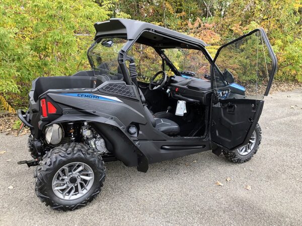 CF Moto Z-Force 800-950 Trail Vented Polycarbonate Upper Doors Kit (Tinted) - Image 4