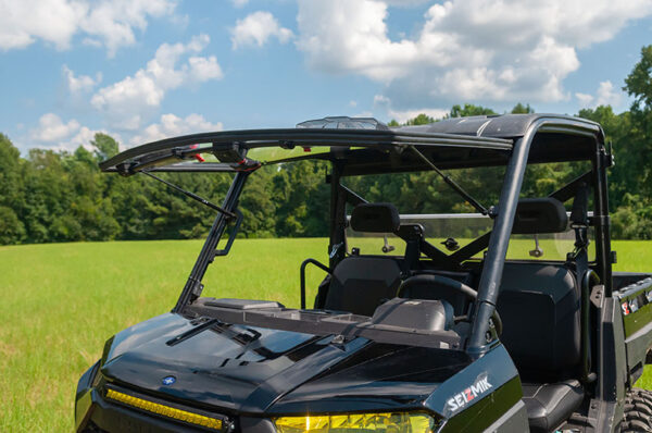 Seizmik Polaris Ranger XP 900-1000 Flip-Up Windshield Scratch Resistant - Image 4