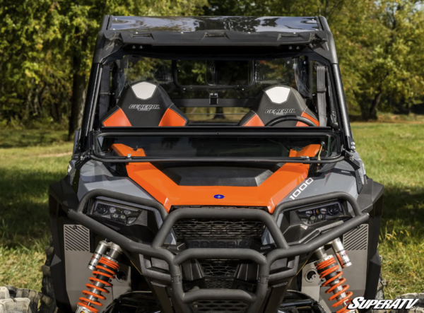 Polaris General XP 1000 Flip-Down Glass Windshield - Image 4