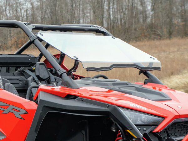 Polaris RZR Turbo R Hard Coated Full Tilting Windshield (2022+) - Image 5