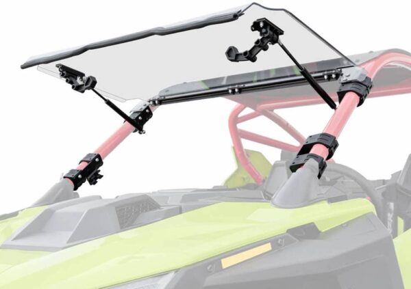 Polaris RZR Pro R Scratch-Resistant Flip Windshield