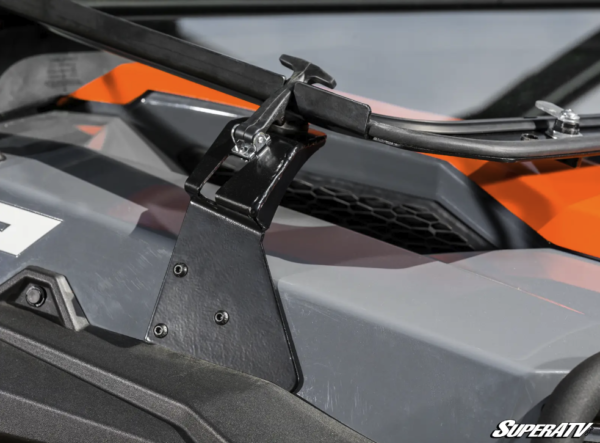 Polaris General XP 1000 Flip-Down Glass Windshield - Image 5