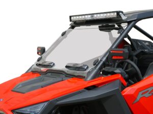 Polaris RZR Turbo R Venting Windshield Featuring Tool-less Rapid Release