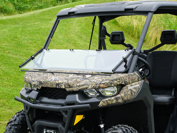 Can Am Defender Hard Coated Folding Windshield - Image 3