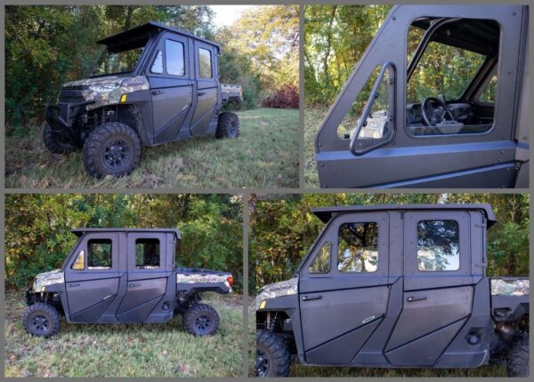 Full Convertible Steel Doors for 2018+ Polaris Ranger Crew 1000/XP/Premium by Fortress - Image 3