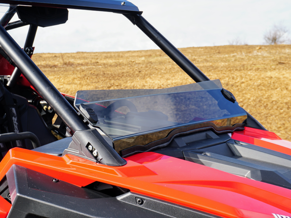 Polaris RZR Turbo R Tinted Half Windshield (2022+) - Image 2