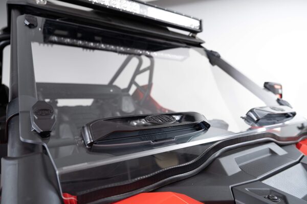 Polaris RZR Turbo R Venting Windshield Featuring Tool-less Rapid Release - Image 2