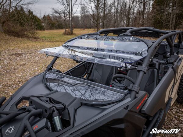 Can Am Maverick X3 Scratch Resistant Flip Windshield - Image 7