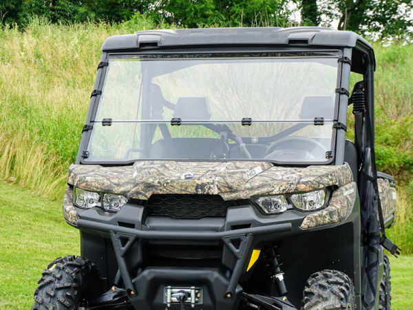 Can Am Defender Hard Coated Folding Windshield - Image 4