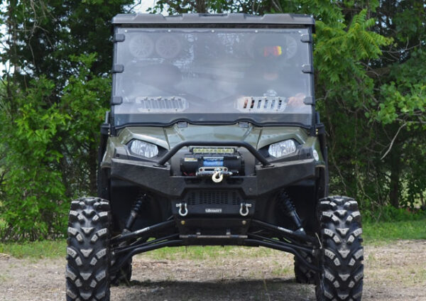 Polaris Ranger 570/800 Scratch Resistant Vented Full Windshield - Image 3