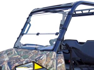 Polaris Ranger Midsize Scratch Resistant Folding Windshield