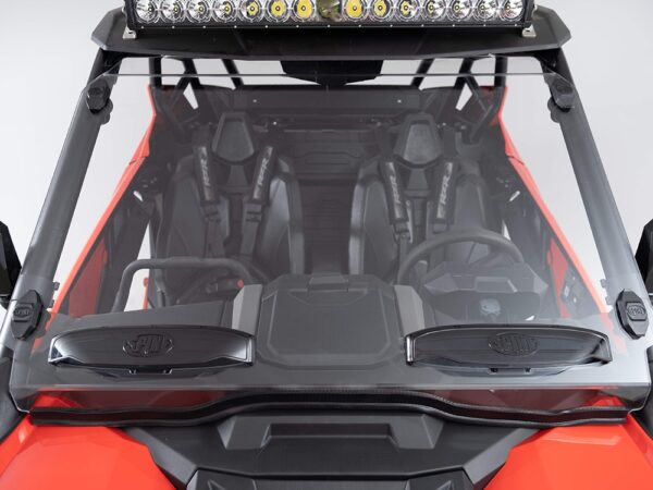 Polaris RZR Turbo R Venting Windshield Featuring Tool-less Rapid Release - Image 4
