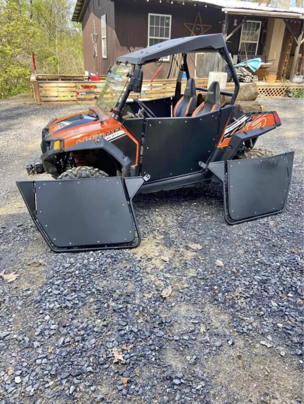 HALF DOORS POLARIS RZR 570/800/900 – BLACK