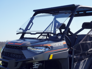 2018+ Polaris Ranger XP1000 Tilting Scratch Resistant Windshield