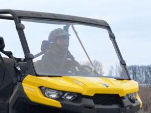 Can-Am Defender Scratch Resistant Full Windshield