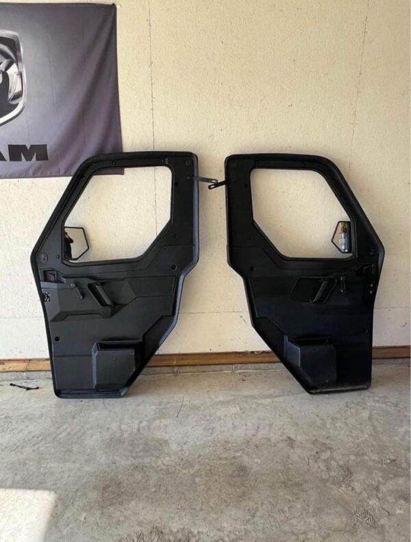 Used Full Poly Doors for 2018+ Polaris Ranger Crew 1000/XP/Premium by Fortress