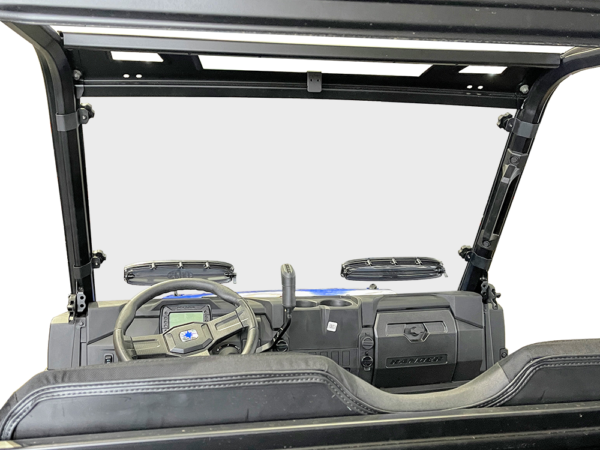 Polaris Ranger 500/570 (Midsize) Dual Vent Scratch Resistant Windshield - Image 2