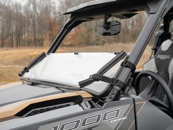 Polaris General 1000 Scratch Resistant Folding Windshield - Image 2