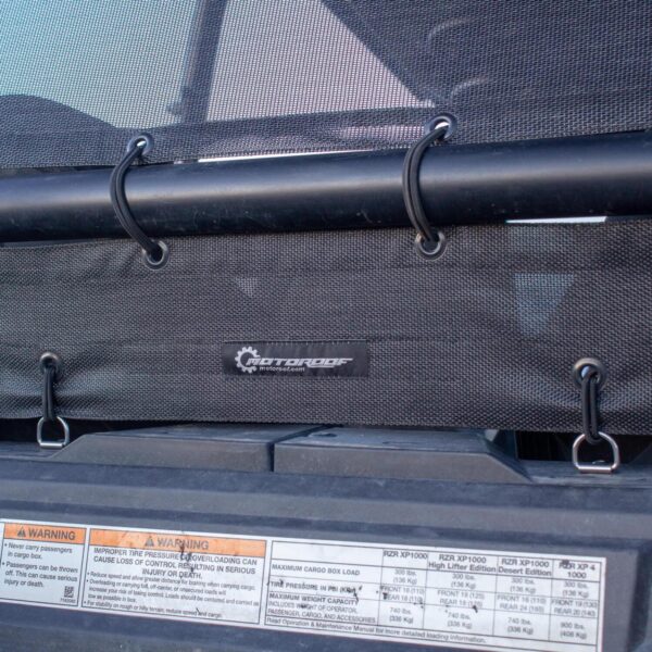 Polaris RZR Pro XP 4/Turbo R 4-Seat Rear Windjammer Panel - Image 2