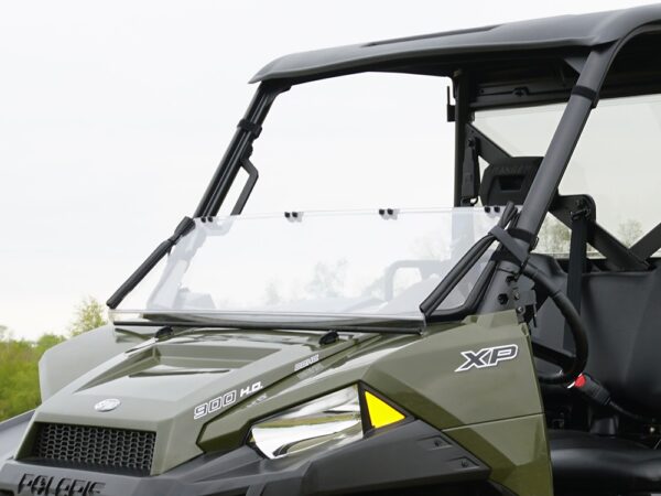 Polaris Ranger XP 570/900 Scratch Resistant Folding Windshield - Image 2