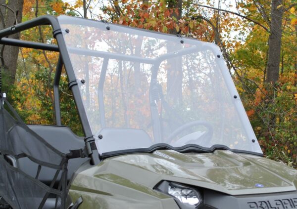 Polaris Ranger Midsize Full Windshield (Round Tube) - Image 3