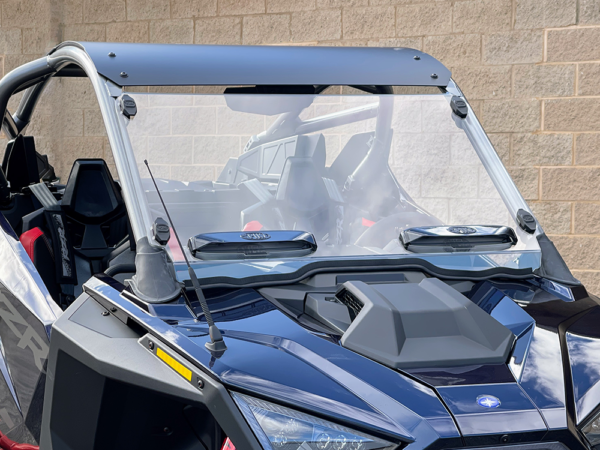 Polaris RZR Pro-R Scratch Resistant Dual Vent Full Windshield (2022+) - Image 3