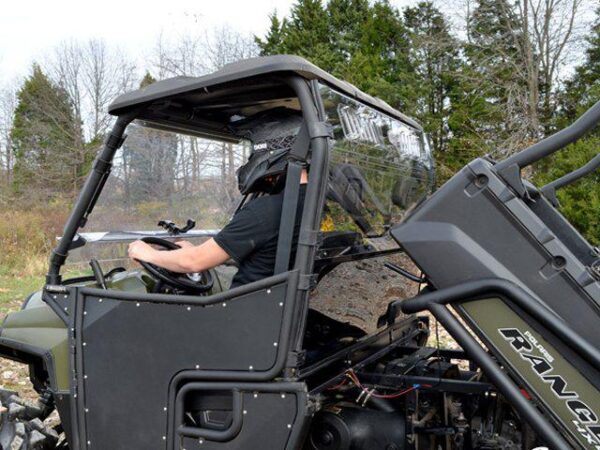 Polaris Ranger Fullsize 500-800 Vented Rear Windshield - Image 4