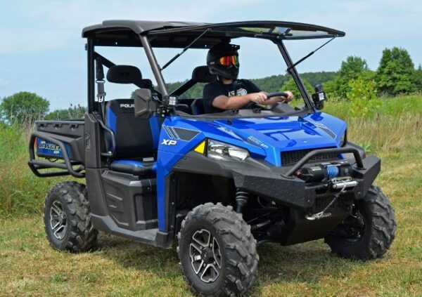 Polaris Ranger XP 900/1000 Scratch Resistant Flip Windshield - Image 7