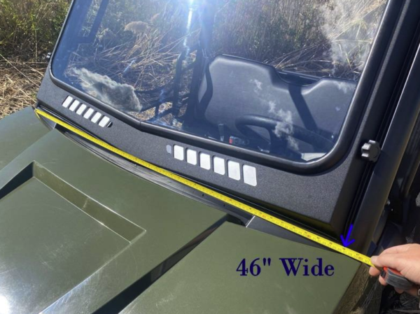 Polaris Ranger Midsize 500-570 Laminated Glass Windshield - Image 6