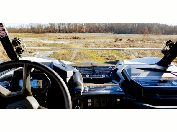 2021+ Can-Am Commander Half Windshield - Image 4