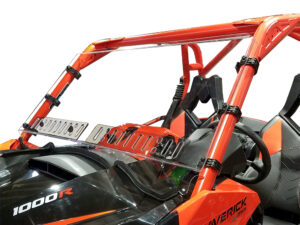Can Am Maverick Full Hard Coated Windshield w/Dual Sliding Vents