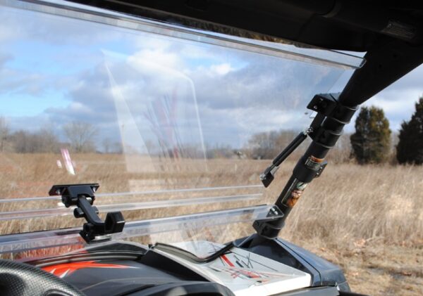 Can-Am Maverick Scratch Resistant Flip Windshield - Image 5