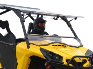 Can-Am Commander Scratch Resistant Flip Windshield
