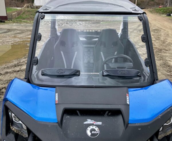 2021+ Can-Am Commander Full Windshield With Adjustable Vents - Image 7