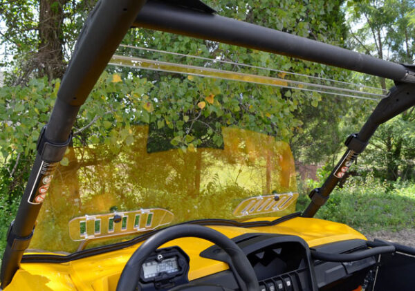 Can-Am Commander Scratch Resistant Vented Full Windshield - Image 2
