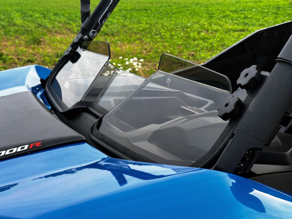 Can Am Commander Stealth Tinted Scratch Resistant Short Windshield - Image 2